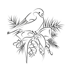 Hand Drawn of Winter beautiful illustration