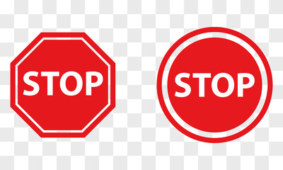 Stop coronavirus icon vector sign