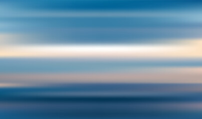 Motion blurs tropical sunset beach with a background of abstract ocean waves bokeh sunlight. summer vacation and business travel concept. Antique tone color filter style