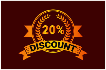 20 % discount new offer logo design