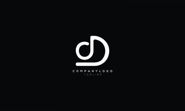 DD D AND D  Abstract initial monogram letter alphabet logo design
