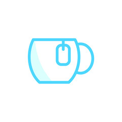  Illustration Vector graphic of teacup icon template