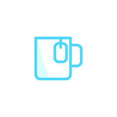  Illustration Vector graphic of teacup icon template