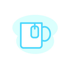  Illustration Vector graphic of teacup icon template