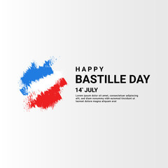happy bastille day background, suitable for posters, backgrounds, stickers and others