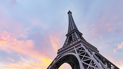 Eiffel Tower Paris at sunset