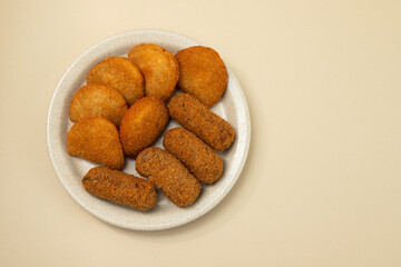 typical portuguese apperizer on dish