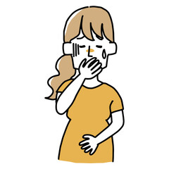 つわりで吐き気がする妊婦