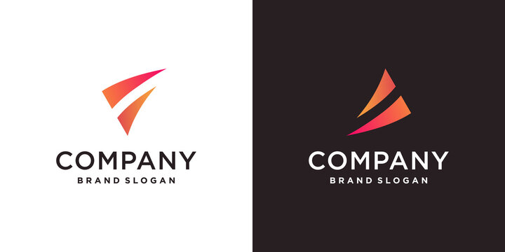Business logo for financial, technology or growth company part 1