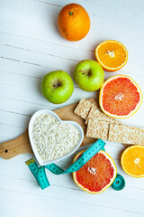 Diet and healthy lifestyle.