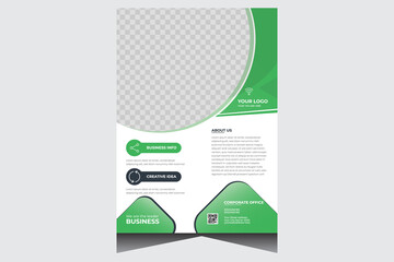 Creative promotional modern business flyer design template