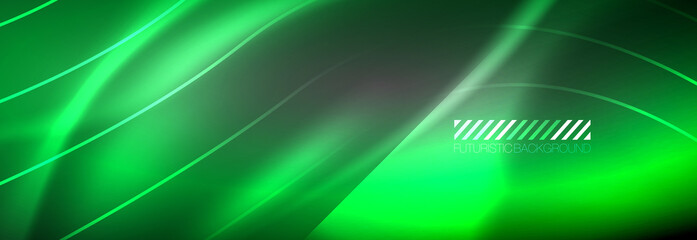Neon dynamic beams vector abstract wallpaper background. Wallpaper background, design templates for business or technology presentations, internet posters or web brochure covers
