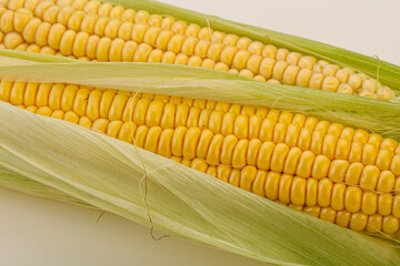 Vegan cuisine - Ripe sweet corn