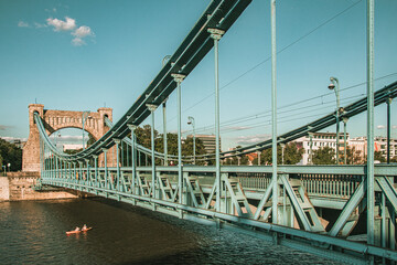 bridge over the odra river