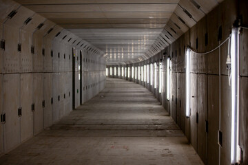 建設中の地下トンネル（東京）	