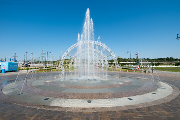 Memorial park on Mamaev Kurgan. Volgograd. Russia