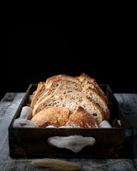 Sourdough bread loaf