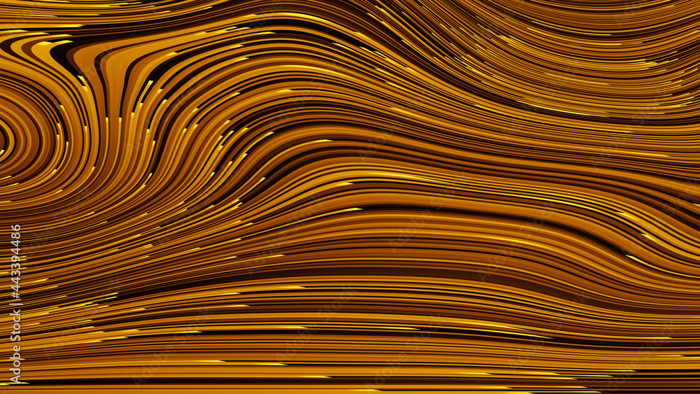 Fototapete abstract 3d rendering technology background with flow lines big data