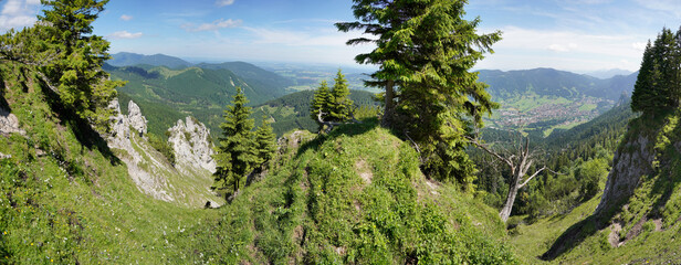 Spannende Grat-Wanderung Oberammergau: Zahn/Sonnenberg/P&uuml;rschling