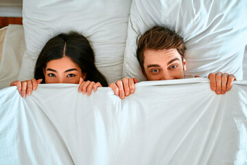 Couple in bed