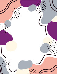 Pastel vector abstract background copyspase