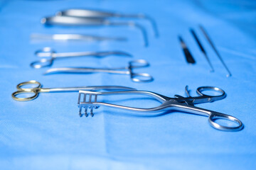 Fototapeta premium Surgical instruments during operation