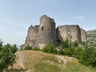 Fototapeta na wymiar Glavas old fort near Knin, Croatia