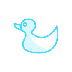 Illustration Vector graphic of duck icon template