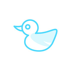 Illustration Vector graphic of duck icon template