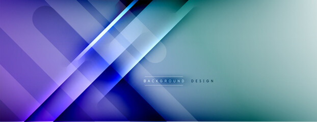 Abstract background. Shadow lines on bright shiny gradient background.