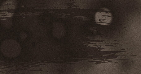Image of multiple brown smudges and spots moving on seamless loop