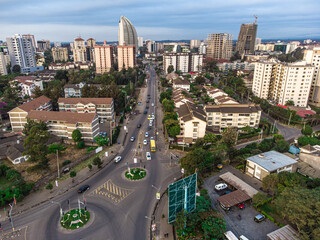 Aerial View of Nairobi, Kenya