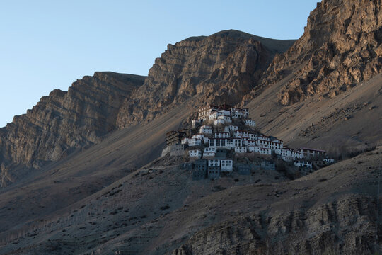 Kye Gompa or Key monsatery  is the largest and oldest monastery close to the Spiti River, Himachal Pradesh, India. 