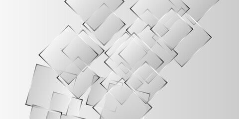 Modern white and silver background