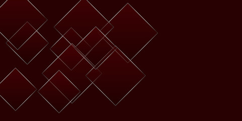 Modern dark red geometry background