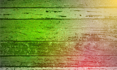 Abstract background, wood textures in green, 
yellow, red.