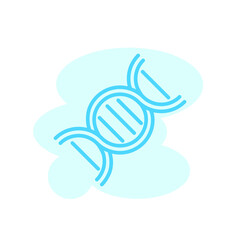 Illustration Vector graphic of DNA icon template