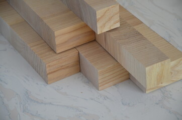 wooden beam lies on a light background.
tree structure close up.