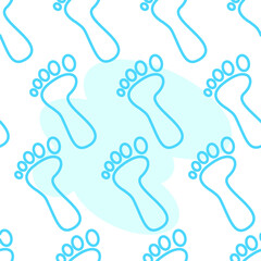 Illustration Vector graphic of footprint icon template