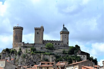 Fototapeta na wymiar Castillo de Foix, Foix