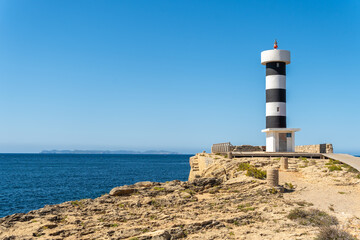 Fototapeta na wymiar Lighthouse of Colonia de Sant Jordi