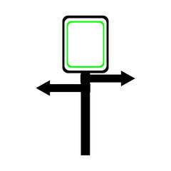 Fototapeta premium Traffic sign with a red circle, indicating it is allowed to pass