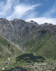 landscape in the austrian mountains