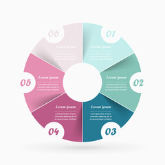 Successful business concept infographic template.