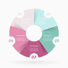 Successful business concept infographic template.