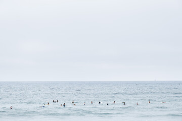 Am Strand mit Meer