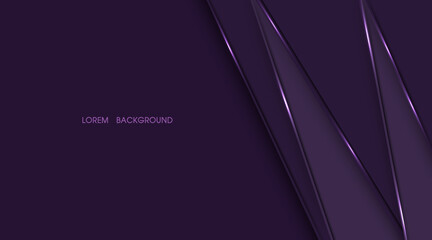 abstract lines and glow purple illustration background