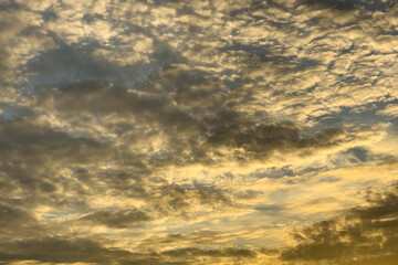 Beautiful Clouds During The Sunset