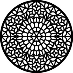 Rose Window, Fig. 23, round 1, half 1