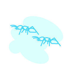 Illustration Vector graphic of ant icon template